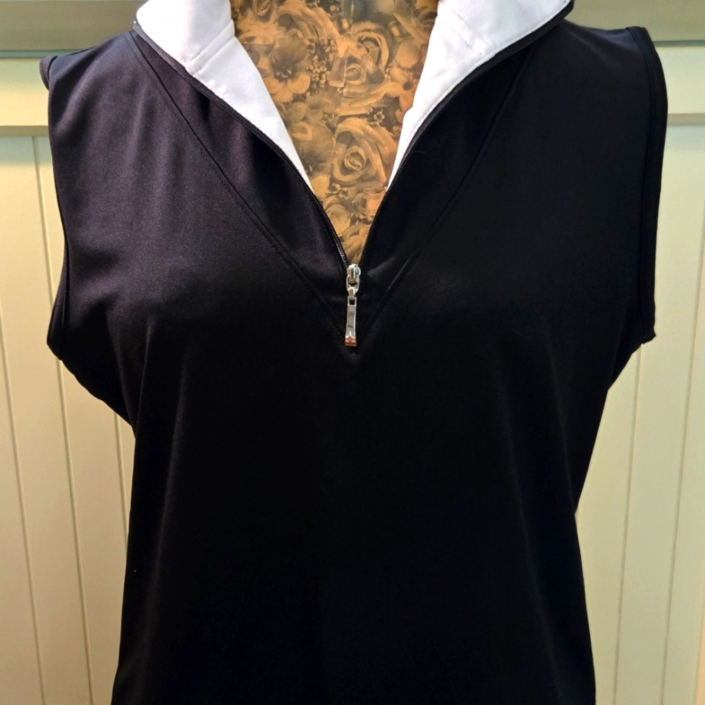 Sporty Chic JOFIT Golf/Tennis Top with Contrast Collar XL